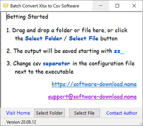 Win 11 Batch Convert Xlsx to Csv Software